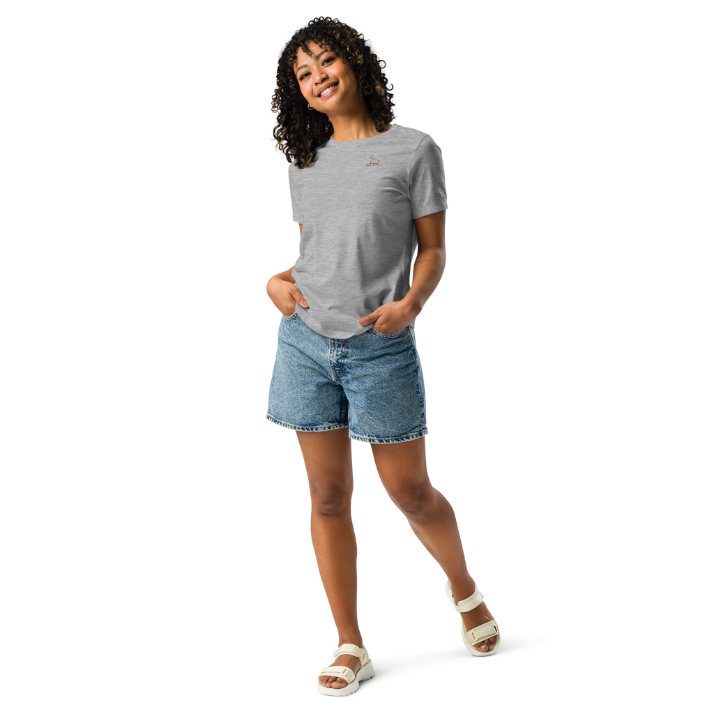 Women's "Praise the Good"  Relaxed Tee, Minimal Statement Back Print