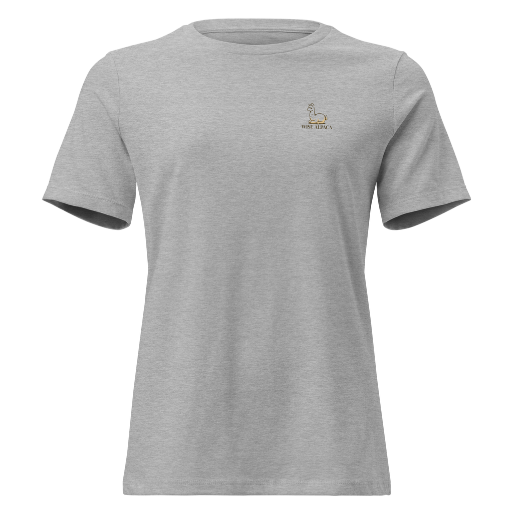 Women's "Praise the Good"  Relaxed Tee, Minimal Statement Back Print