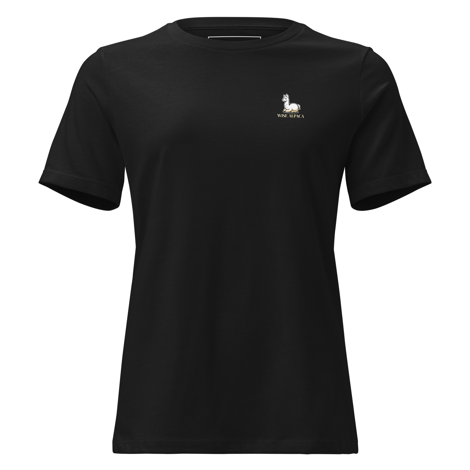 Women's "Praise the Good"  Relaxed Tee, Minimal Statement Back Print, dark colors