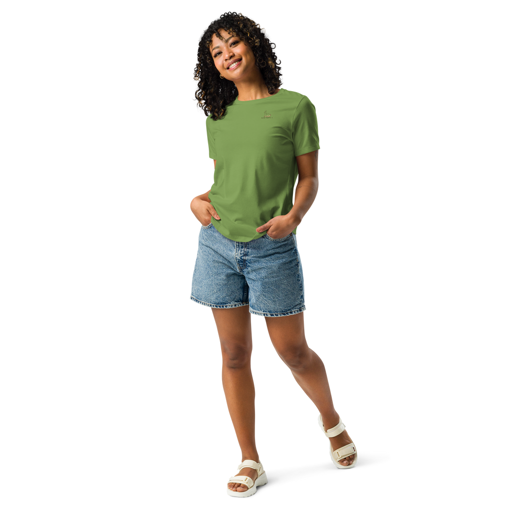 Women's "Praise the Good"  Relaxed Tee, Minimal Statement Back Print