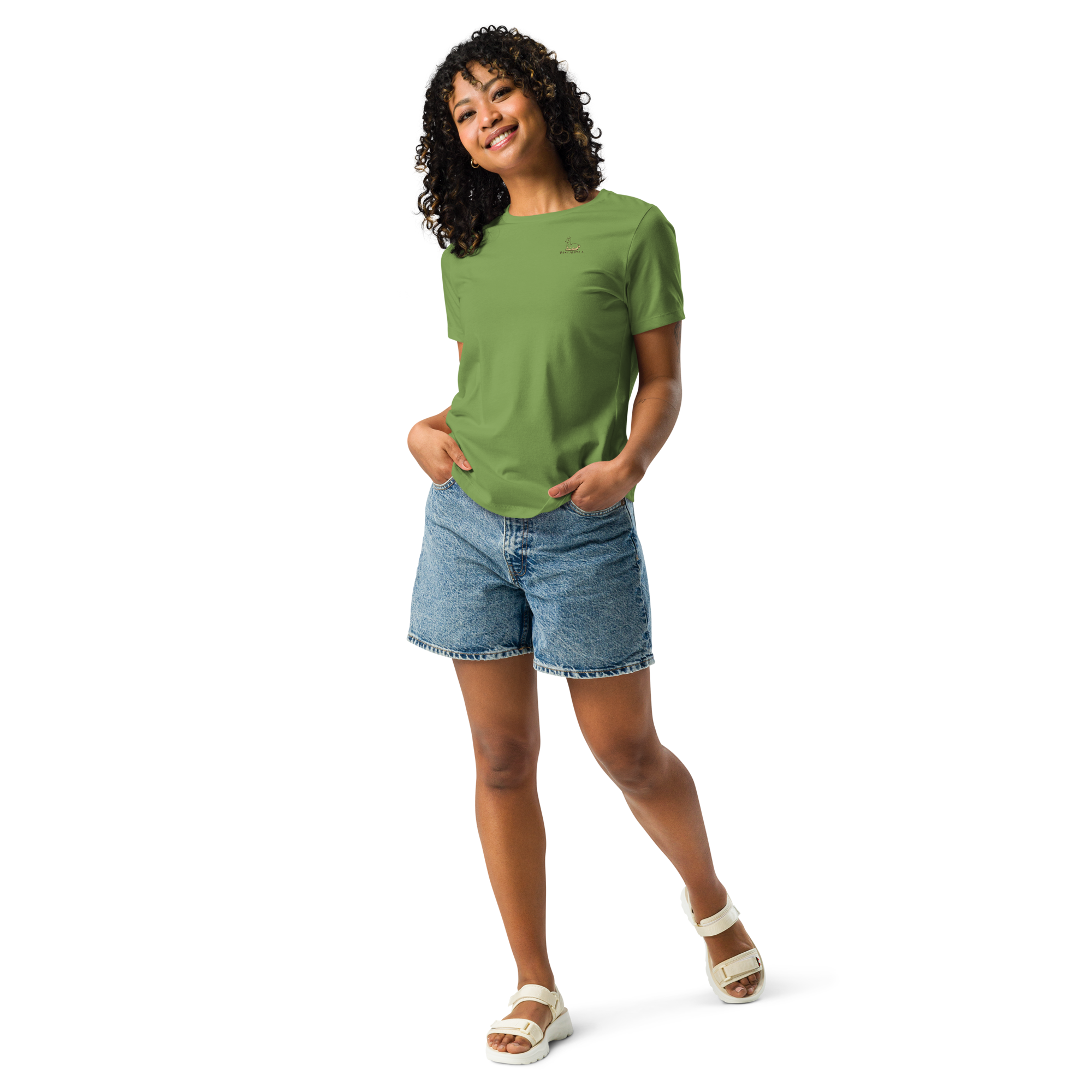 Women's "Praise the Good"  Relaxed Tee, Minimal Statement Back Print