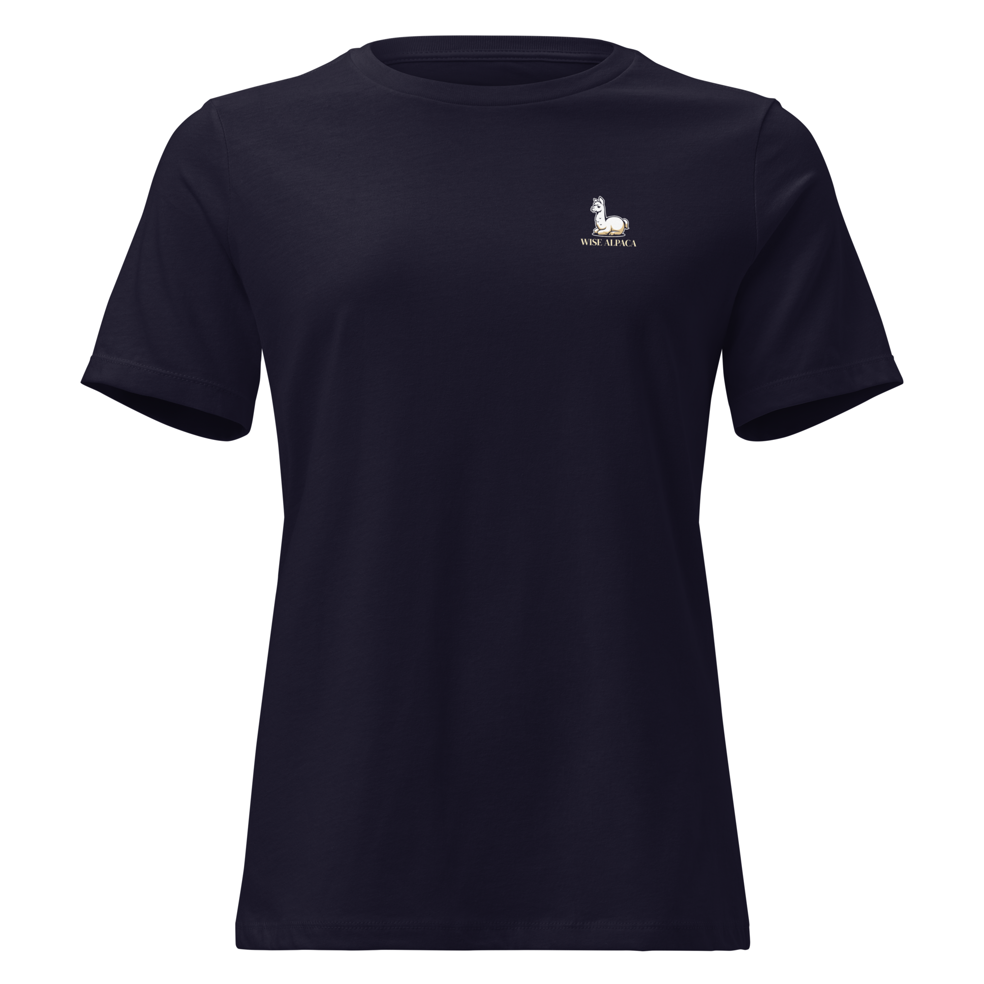 Women's "Praise the Good"  Relaxed Tee, Minimal Statement Back Print, dark colors